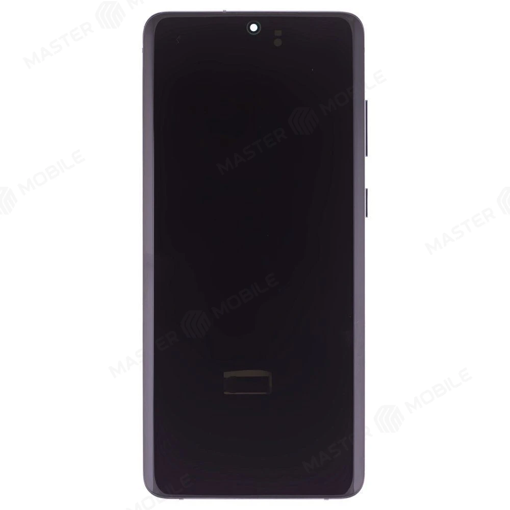 Дисплей для Samsung G985 Galaxy S20+ / G986 Galaxy S20+ 5G + тачскрин (серый) (в рамке) (OLED) (Full Size)