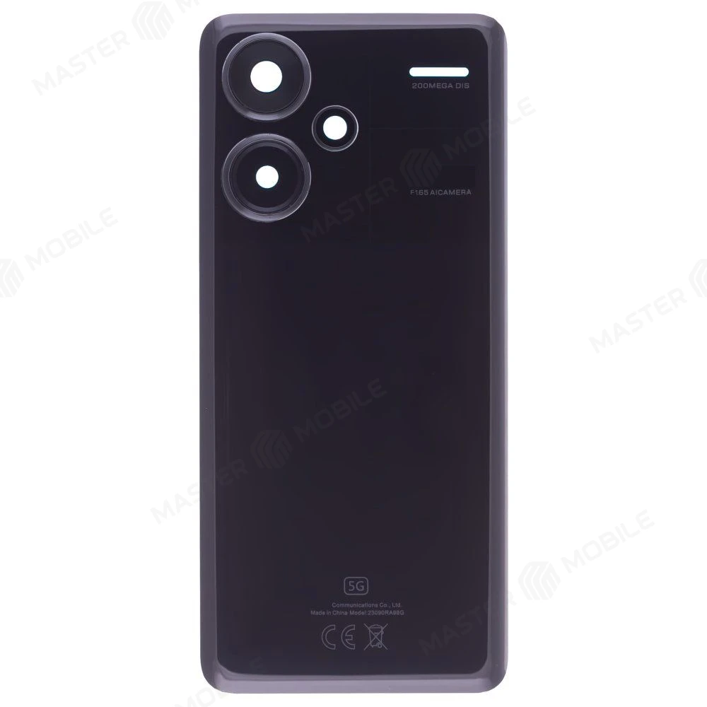 Задняя крышка для Xiaomi Redmi Note 13 Pro+ 5G (23090RA98C) (черный) (в сборе со стеклом камеры) фото №1