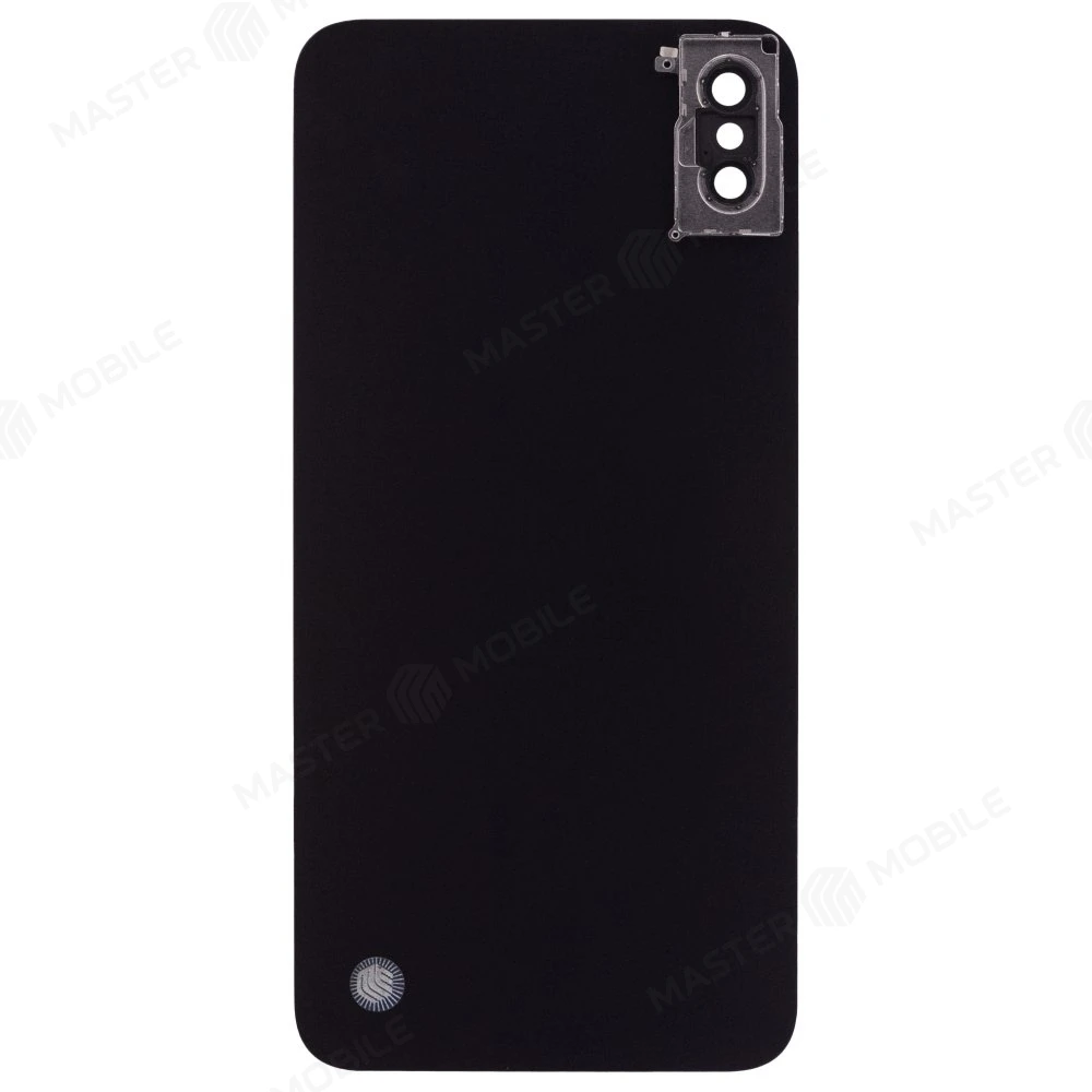 Задняя крышка для Apple iPhone Xs Max (серый) (в сборе со стеклом камеры) (Premium) фото №2