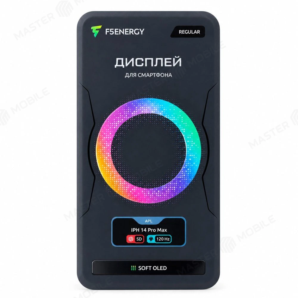 Дисплей для Apple iPhone 14 Pro Max + тачскрин (черный) (F5ENERGY) (Soft Oled) (с верификацией) (REGULAR) фото №5