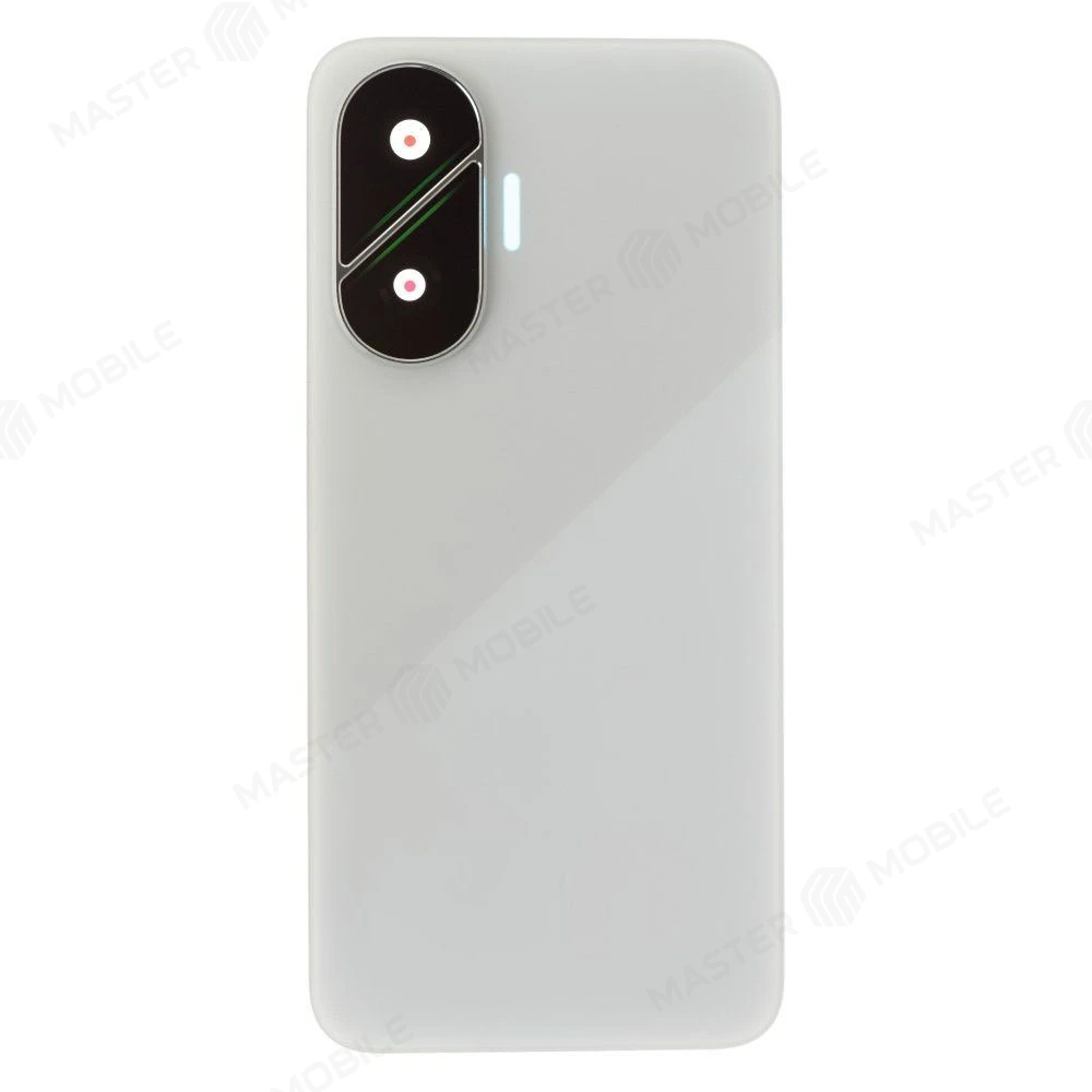 Задняя крышка для Xiaomi Poco F7 (25053PC47G) (белый) (в сборе со стеклом камеры)  фото №1