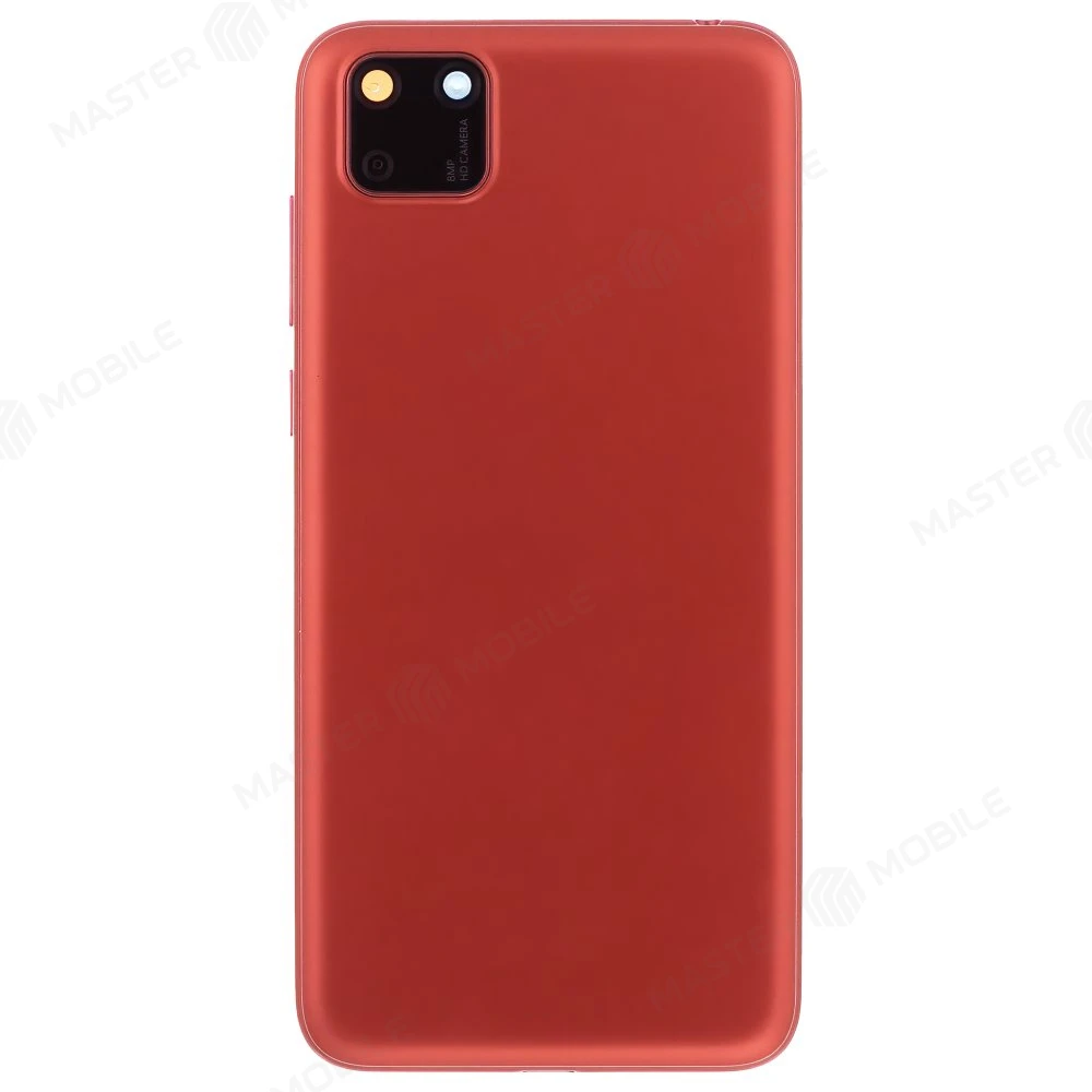 Задняя крышка для Huawei Honor 9S (DUA-LX9) / Y5p (DRA-LX9) (красный) (в сборе со стеклом камеры) фото №1