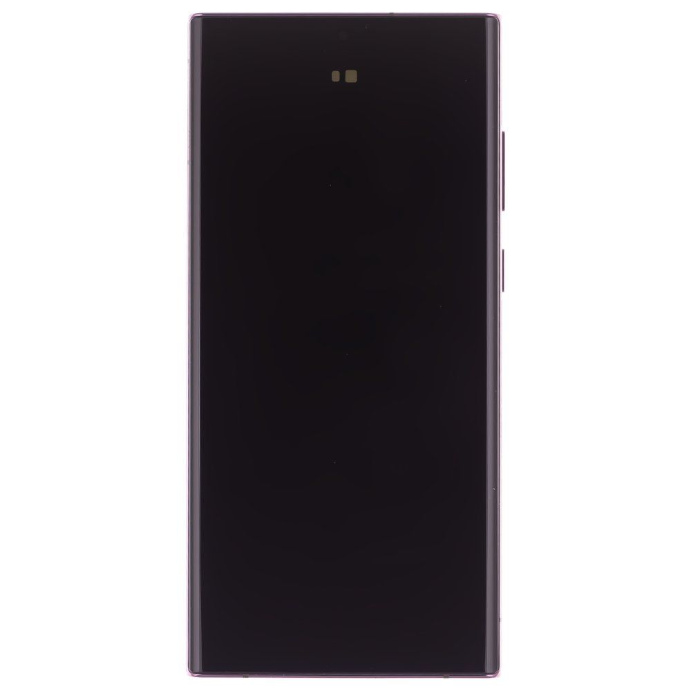 Дисплей для Samsung S908 Galaxy S22 Ultra + тачскрин (бордовый) (в рамке) (ORIG100) (SP)