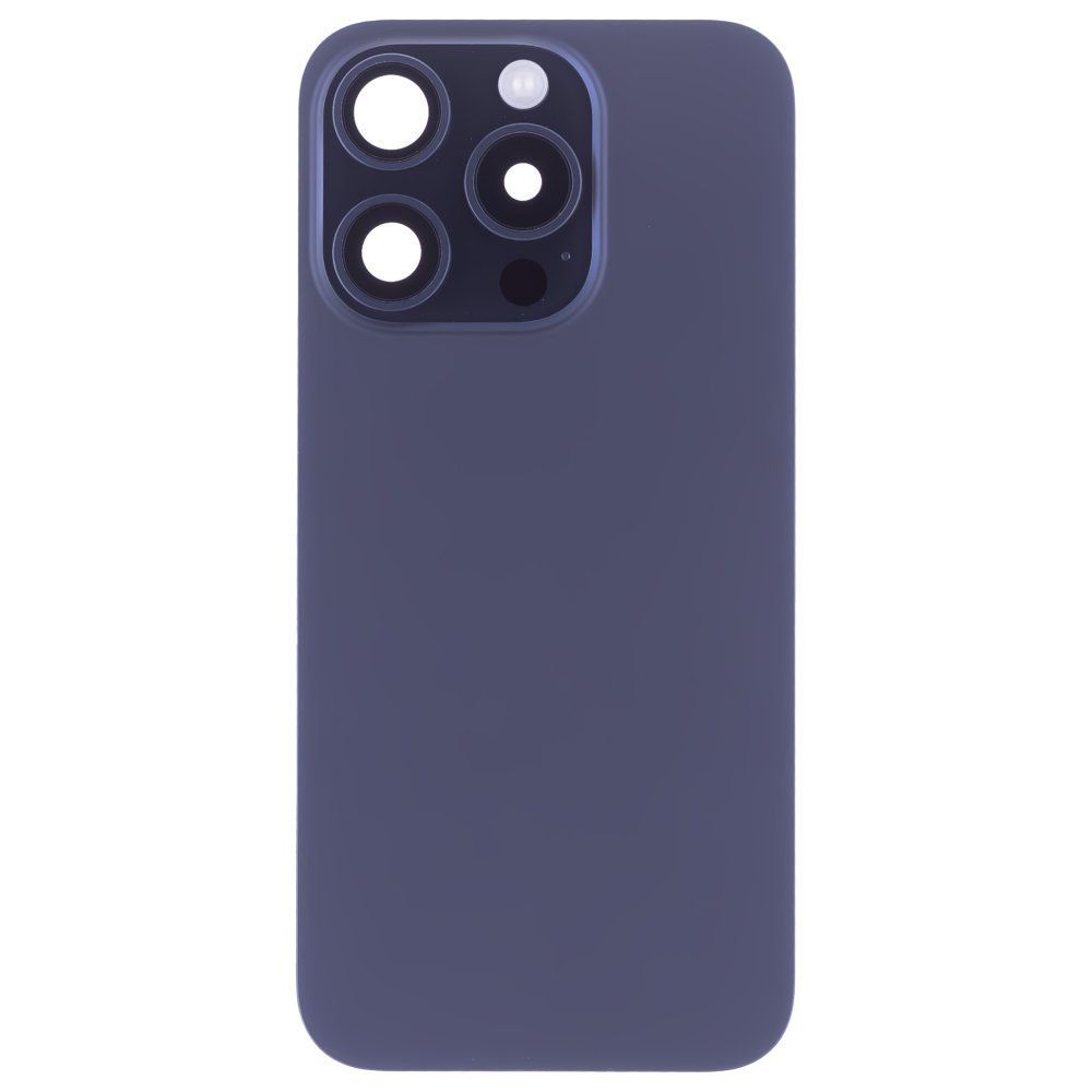 Задняя крышка для Apple iPhone 15 Pro (синий) (в сборе) (ORIG100) (Снятый) (возможен дефект ЛКП)