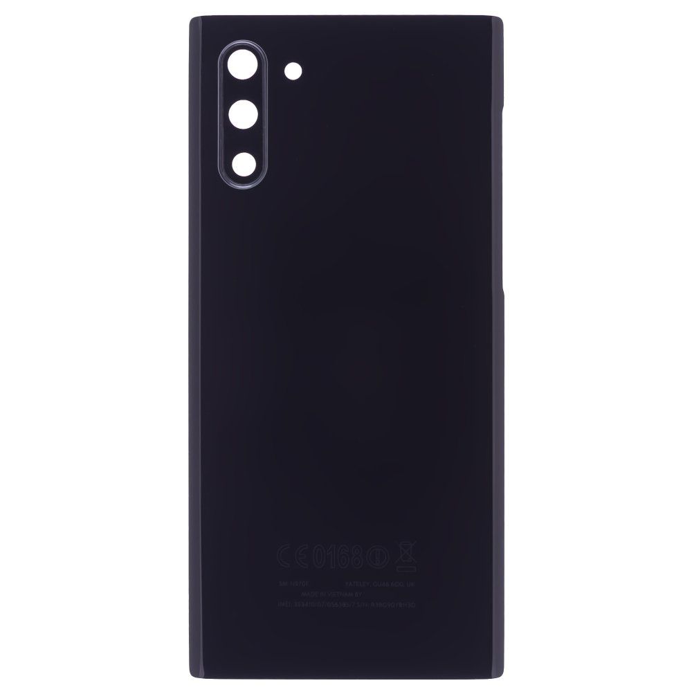 Задняя крышка для Samsung N970 Galaxy Note 10 (черный) (в сборе со стеклом камеры)