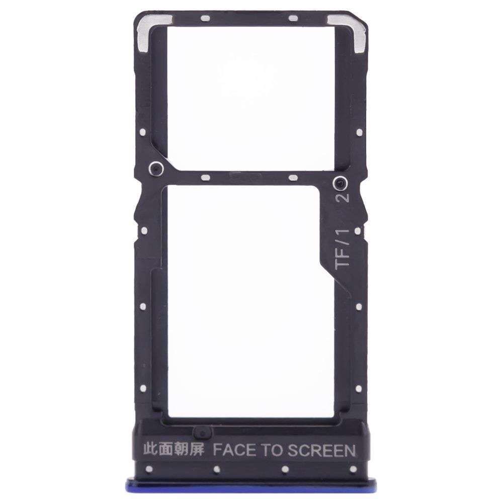 Держатель сим-карты для Xiaomi Poco X3 / Poco X3 NFC (M2007J20CG) / Poco X3 Pro (M2102J20SG) (синий)