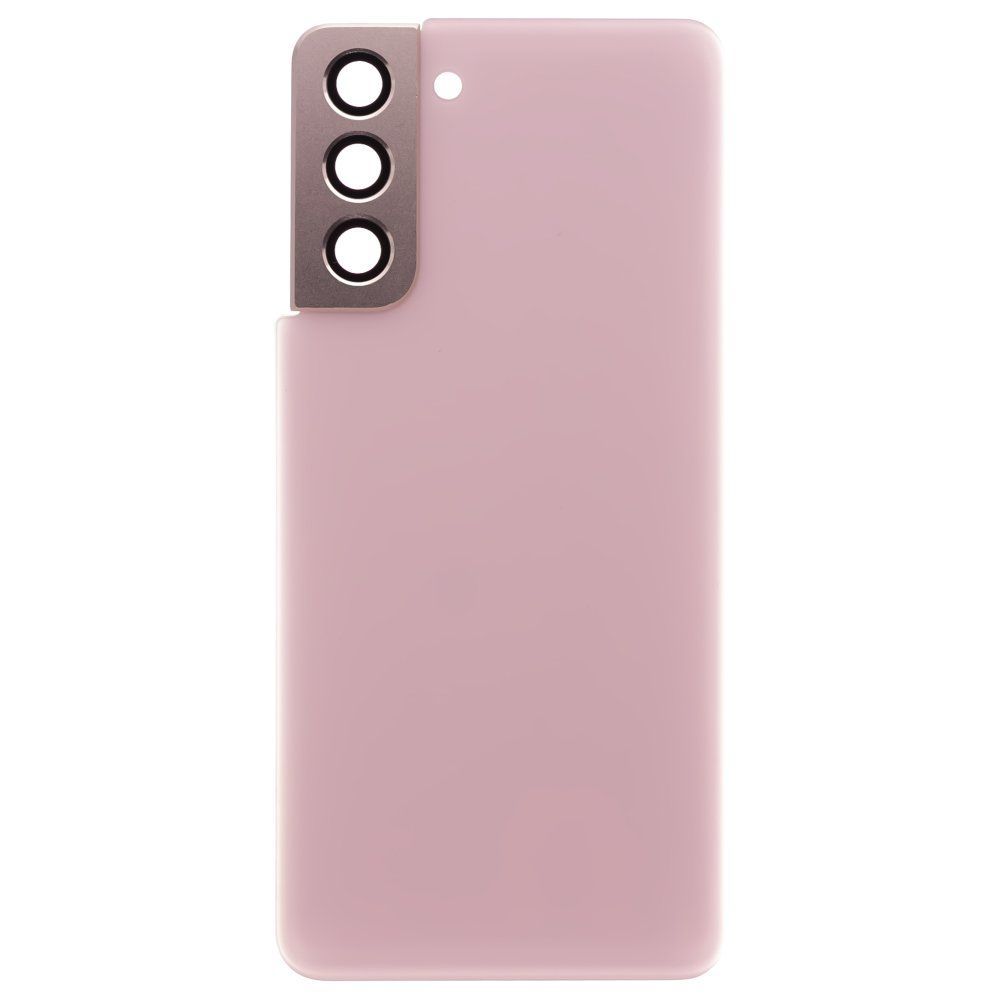 Задняя крышка для Samsung G991 Galaxy S21 (розовый) (в сборе со стеклом камеры)