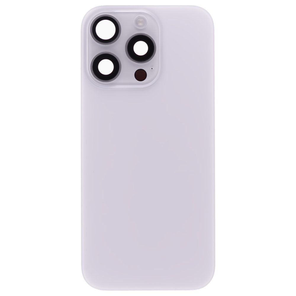 Задняя крышка для Apple iPhone 16 Pro (белый) (в сборе) (ORIG100) (Снятый) (возможен дефект ЛКП)