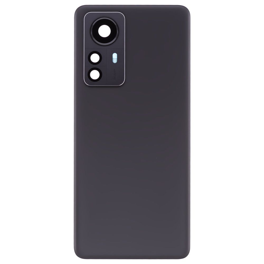 Задняя крышка для Xiaomi 12 Pro (2201122G) (серый) (в сборе со стеклом камеры) (ORIG100)