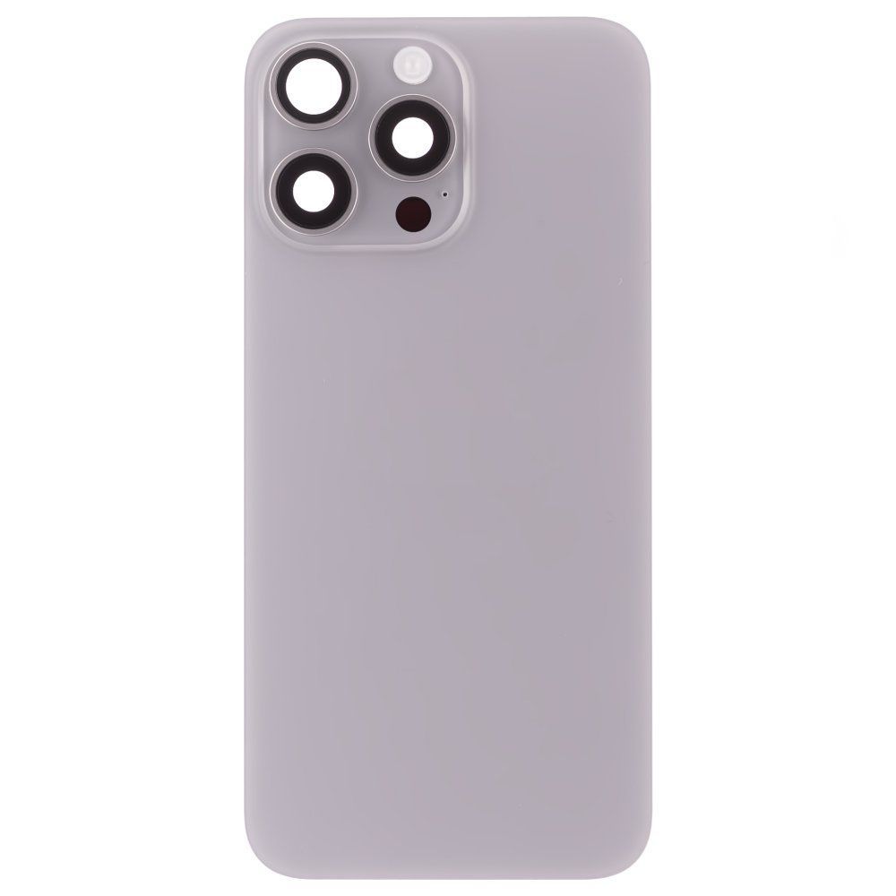 Задняя крышка для Apple iPhone 15 Pro Max (титановый) (в сборе) (ORIG100) (Снятый) (возможен дефект ЛКП)