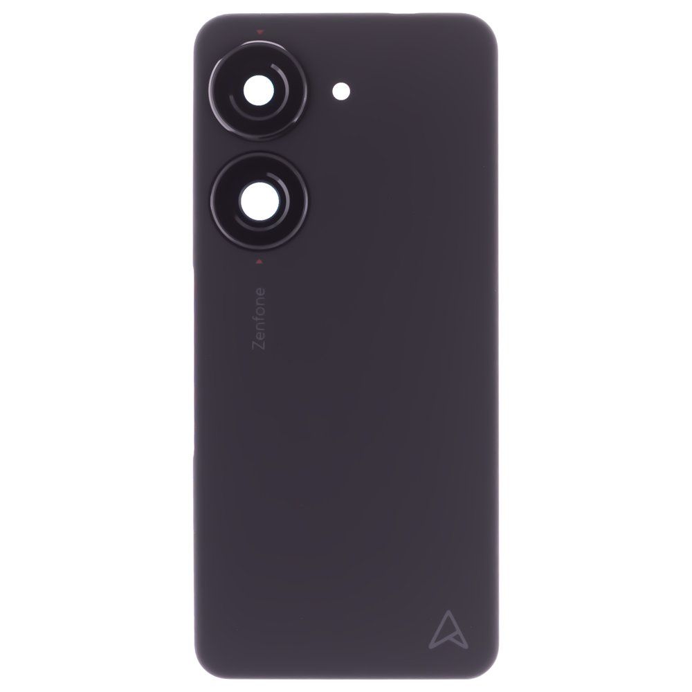 Задняя крышка для Asus ZenFone 10 (AI2302) (черный) (в сборе со стеклом камеры) (ORIG100)