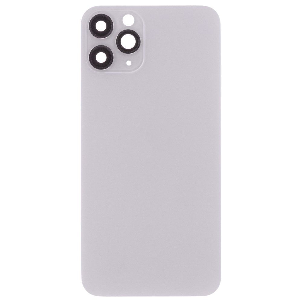 Задняя крышка для Apple iPhone 11 Pro (белый) (в сборе со стеклом камеры) (Premium)