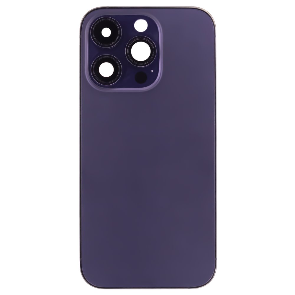 Корпус для Apple iPhone 14 Pro (фиолетовый) (в сборе) (ORIG100) (Снятый) (возможен дефект ЛКП)
