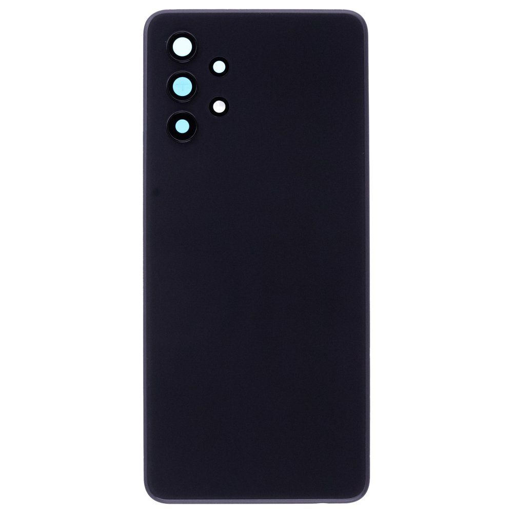 Задняя крышка для Samsung A325 Galaxy A32 (черный) (в сборе со стеклом камеры)