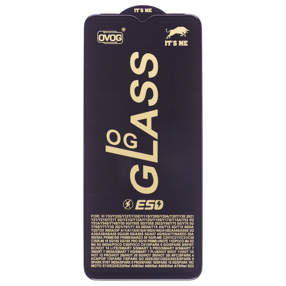 Защитное стекло OG Glass для Realme C30 (RMX3581) / C33 (RMX3624) (черный)