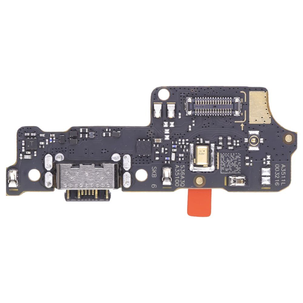Нижняя плата для Xiaomi Poco C40 (220333QPG) / Redmi 10C (220333QNY) с комп. + разъем зарядки + микрофон (ORIG100)