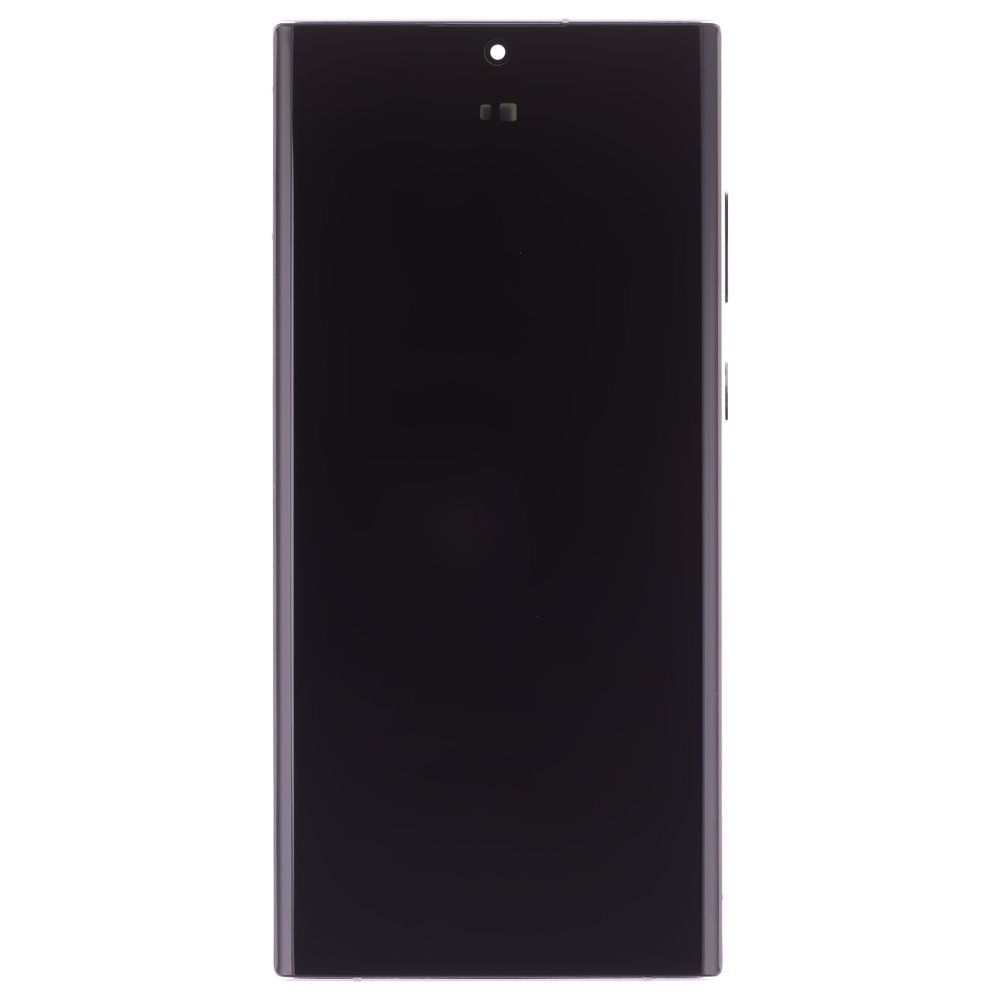 Дисплей для Samsung S908 Galaxy S22 Ultra + тачскрин (серебристый) (в рамке) (OLED) (Full Size)