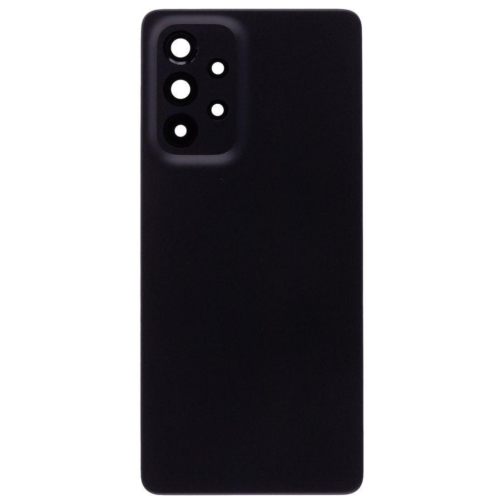 Задняя крышка для Samsung A536 Galaxy A53 5G (черный) (в сборе со стеклом камеры)