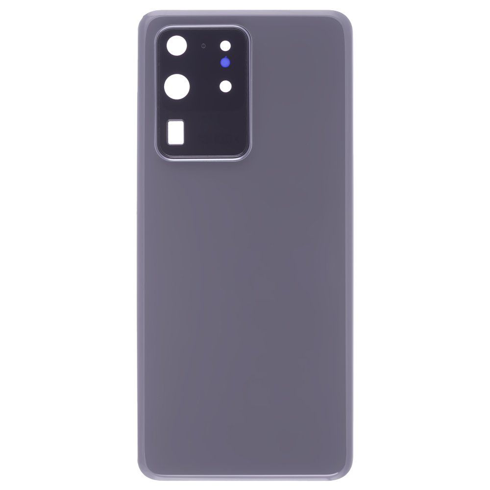 Задняя крышка для Samsung G988 Galaxy S20 Ultra (серый) (в сборе со стеклом камеры)