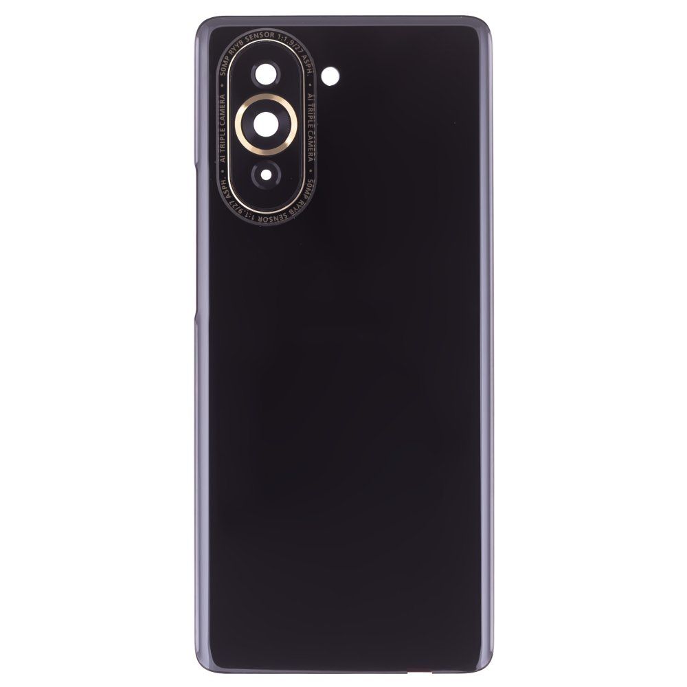 Задняя крышка для Huawei Nova 10 (NCO-LX1) (черный) (в сборе со стеклом камеры) (ORIG100)