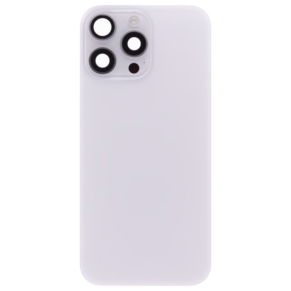 Задняя крышка для Apple iPhone 16 Pro Max (белый) (в сборе) (ORIG100) (Снятый) (возможен дефект ЛКП)
