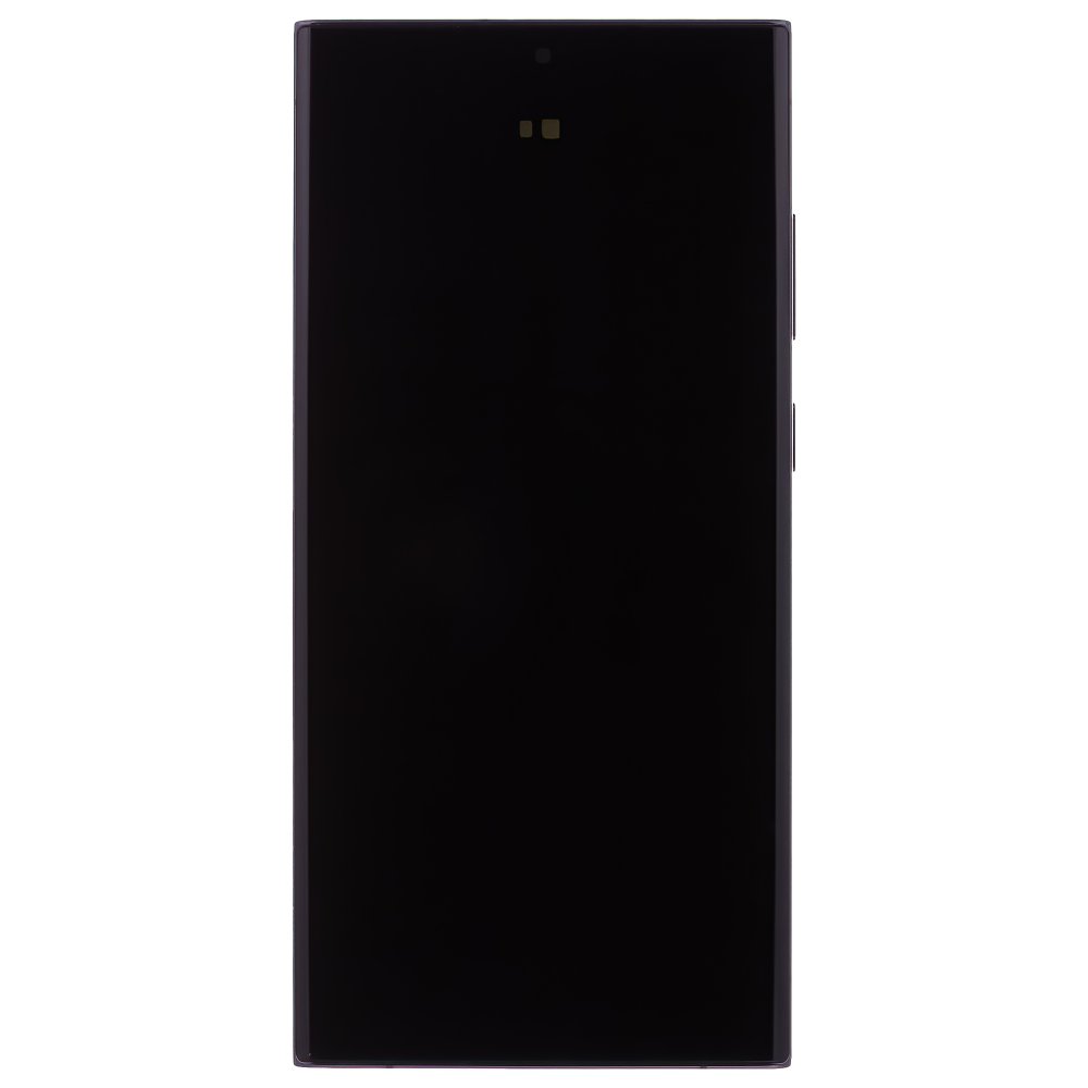 Дисплей для Samsung S918 Galaxy S23 Ultra + тачскрин (черный) (в рамке) (ORIG100) (возможен дефект ЛКП)