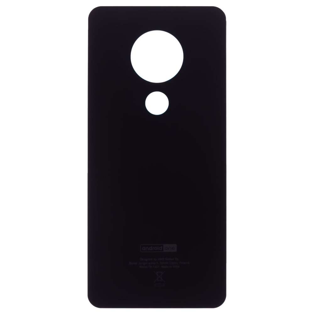 Задняя крышка для Nokia 7.2 (TA-1196) / 6.2 (TA-1198) (черный)