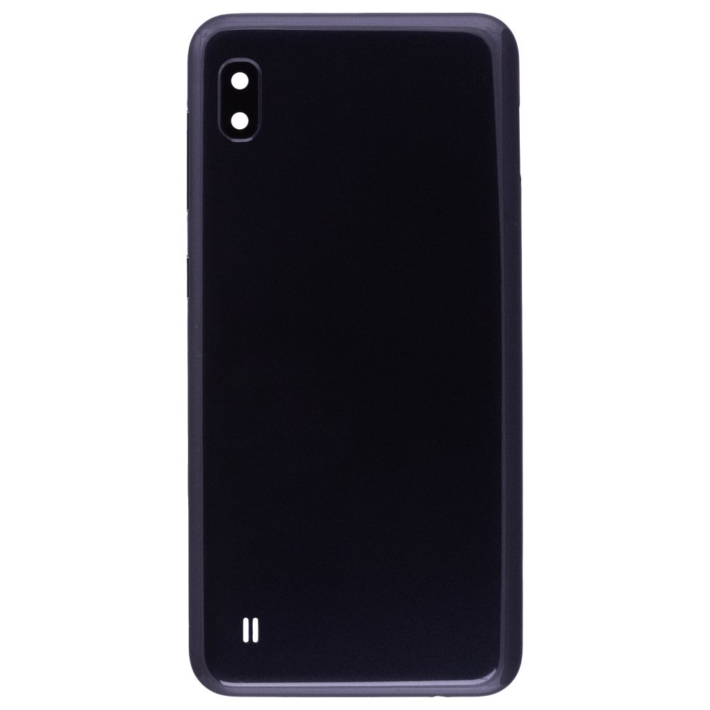 Задняя крышка для Samsung A105 Galaxy A10 (черный) (в сборе со стеклом камеры)