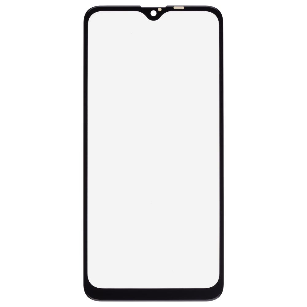 Стекло модуля для Samsung A107 Galaxy A10s + OCA (черный)
