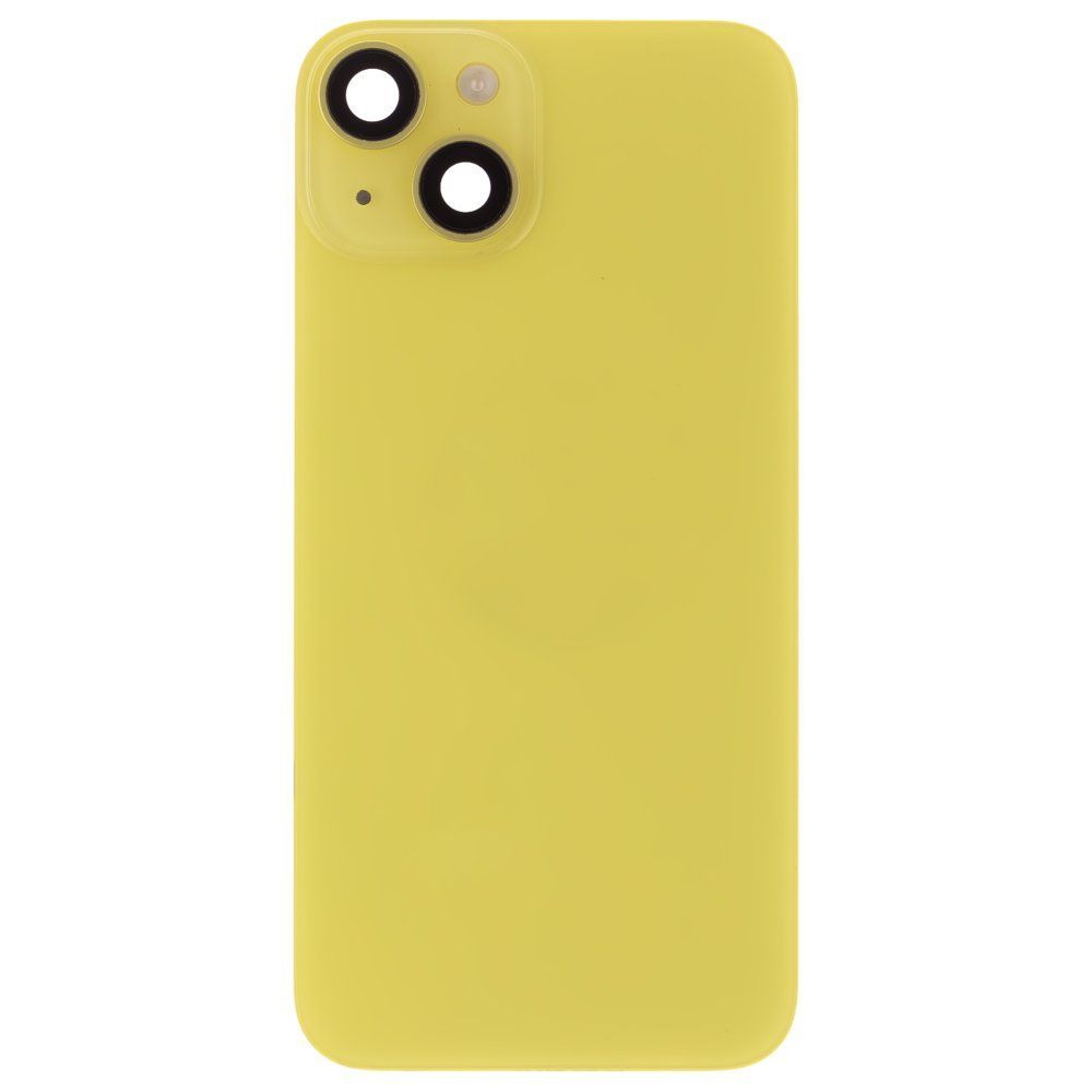 Задняя крышка для Apple iPhone 14 (желтый) (в сборе) (ORIG100) (Снятый) (возможен дефект ЛКП)