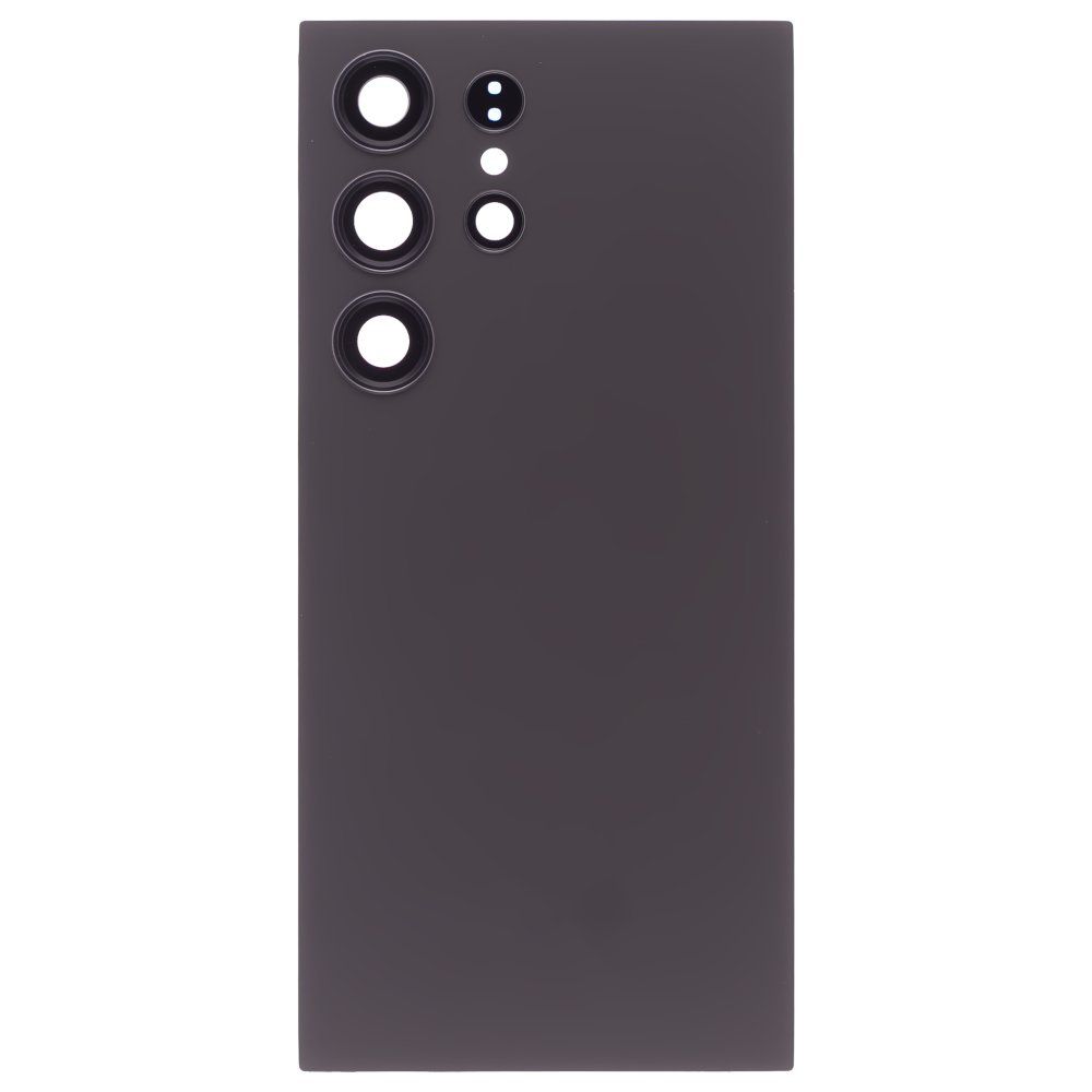 Задняя крышка для Samsung S928 Galaxy S24 Ultra (черный) (в сборе со стеклом камеры) (ORIG100)
