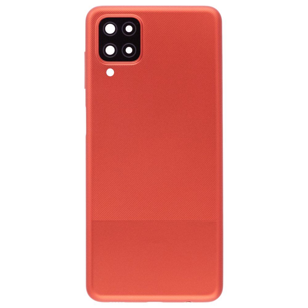 Задняя крышка для Samsung A125 Galaxy A12 / A127 Galaxy A12 Nacho (красный) (в сборе со стеклом камеры)