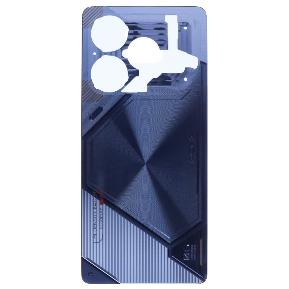 Задняя крышка для Tecno Pova 6 4G (LI7) (синий)