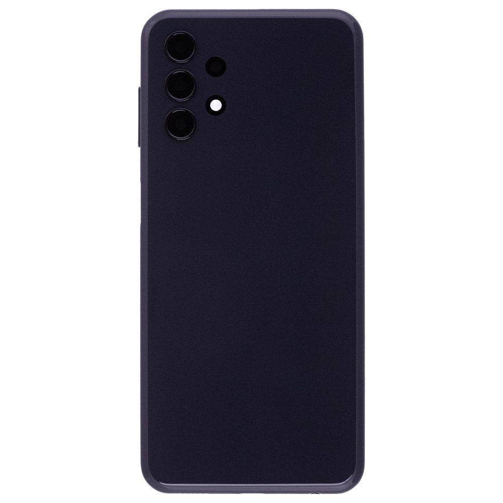 Задняя крышка для Samsung A135 Galaxy A13 (черный) (в сборе со стеклом камеры)