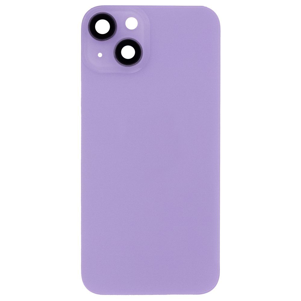 Задняя крышка для Apple iPhone 14 (фиолетовый) (в сборе со стеклом камеры) (Premium)