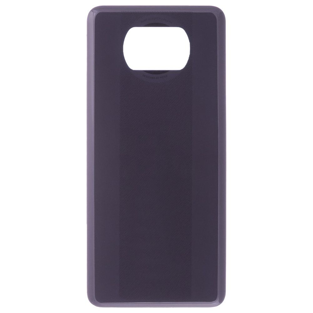 Задняя крышка для Xiaomi Poco X3 / Poco X3 NFC (M2007J20CG) / Poco X3 Pro (M2102J20SG) (серый)