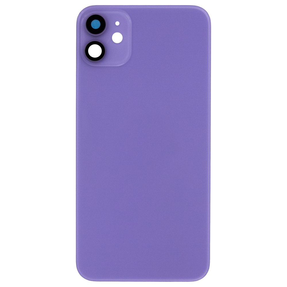 Задняя крышка для Apple iPhone 11 (фиолетовый) (в сборе со стеклом камеры) (Premium)