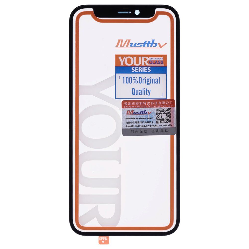 Стекло модуля для Apple iPhone 12 mini + OCA (Musttby) (Premium)