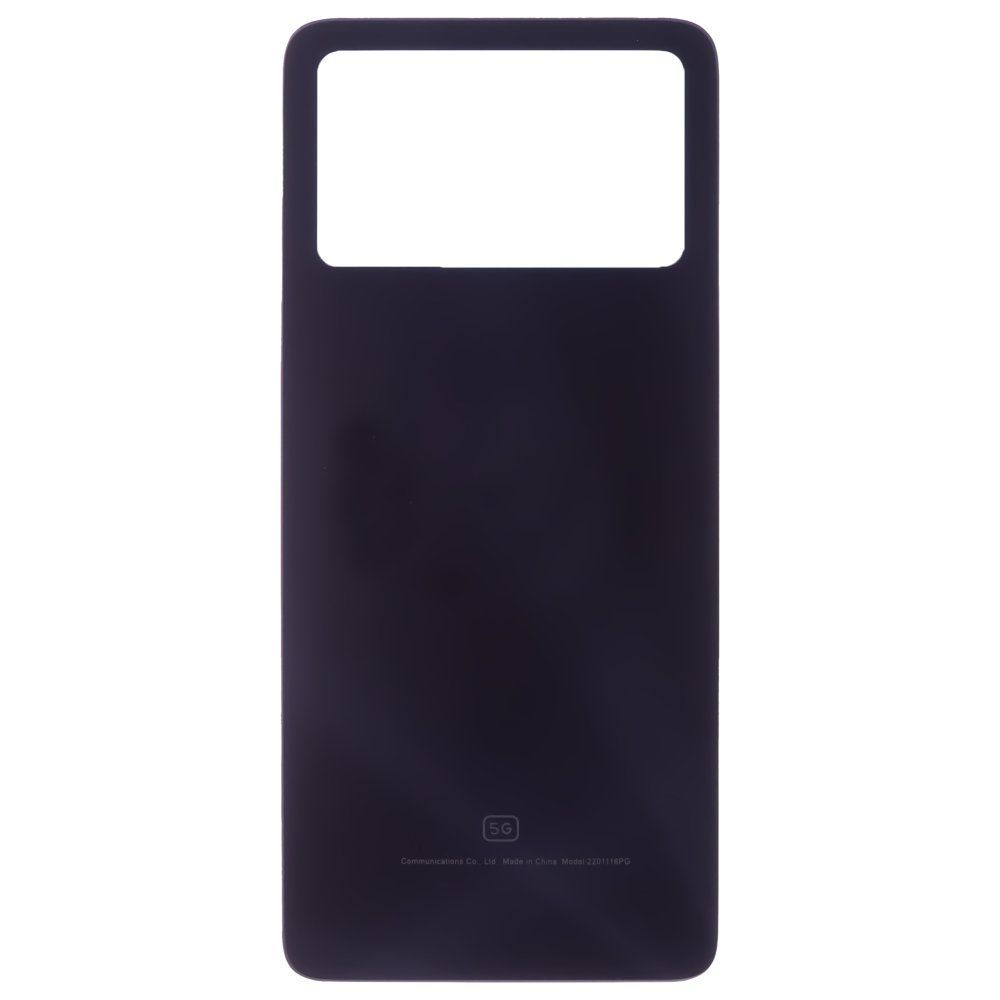 Задняя крышка для Xiaomi Poco X4 Pro 5G (2201116PG) (черный)