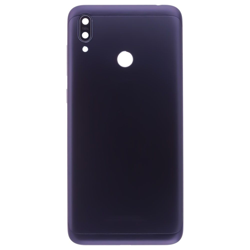Задняя крышка для Asus ZenFone Max M2 (ZB633KL) (черный) (в сборе со стеклом камеры)
