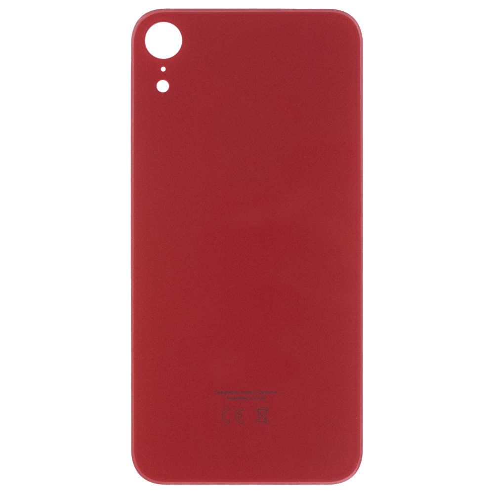 Задняя крышка для Apple iPhone Xr (красный) (с широким отверстием) (Premium)
