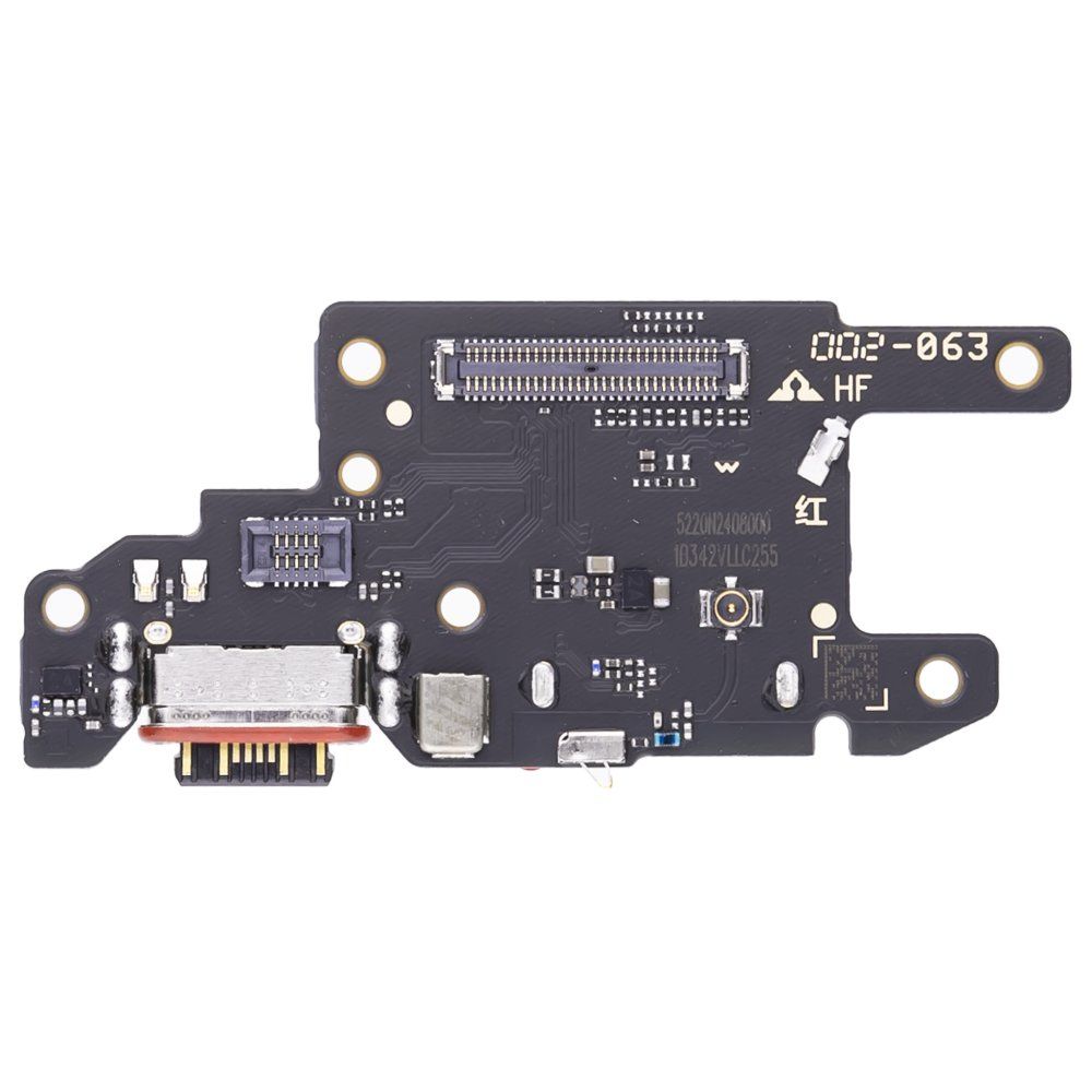 Нижняя плата для Xiaomi Poco X6 (23122PCD1G) / Redmi Note 13 Pro 5G (2312DRA50C) с комп. + разъем зарядки + микрофон (ORIG100)