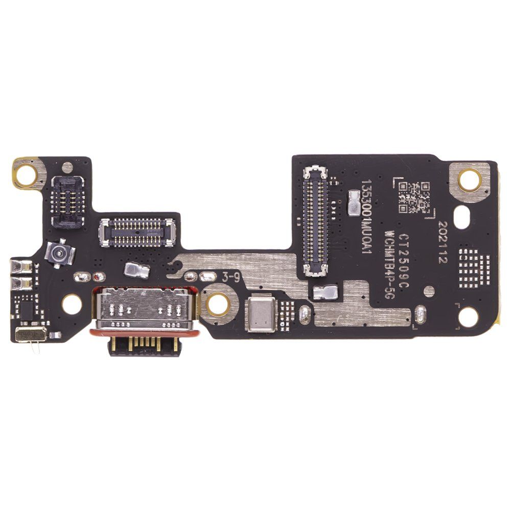 Нижняя плата для Xiaomi Poco F7 (25053PC47G) с комп. + разъем зарядки + микрофон + разъем SIM