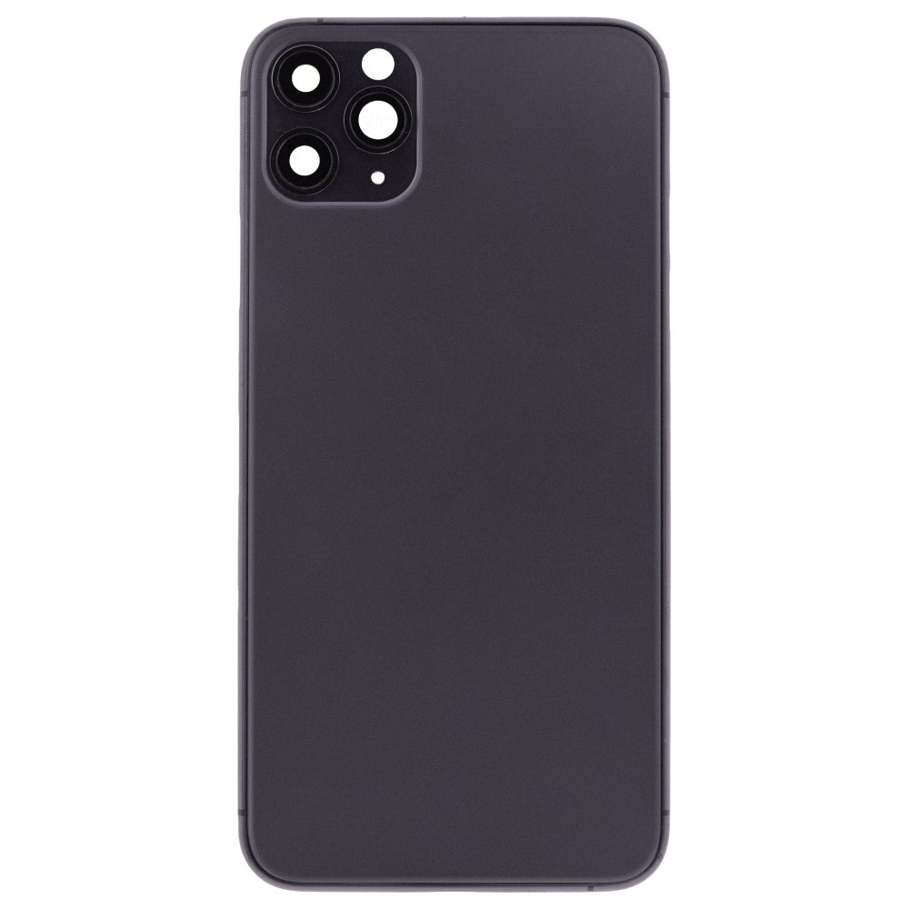 Корпус для Apple iPhone 11 Pro Max (серый) (Premium)