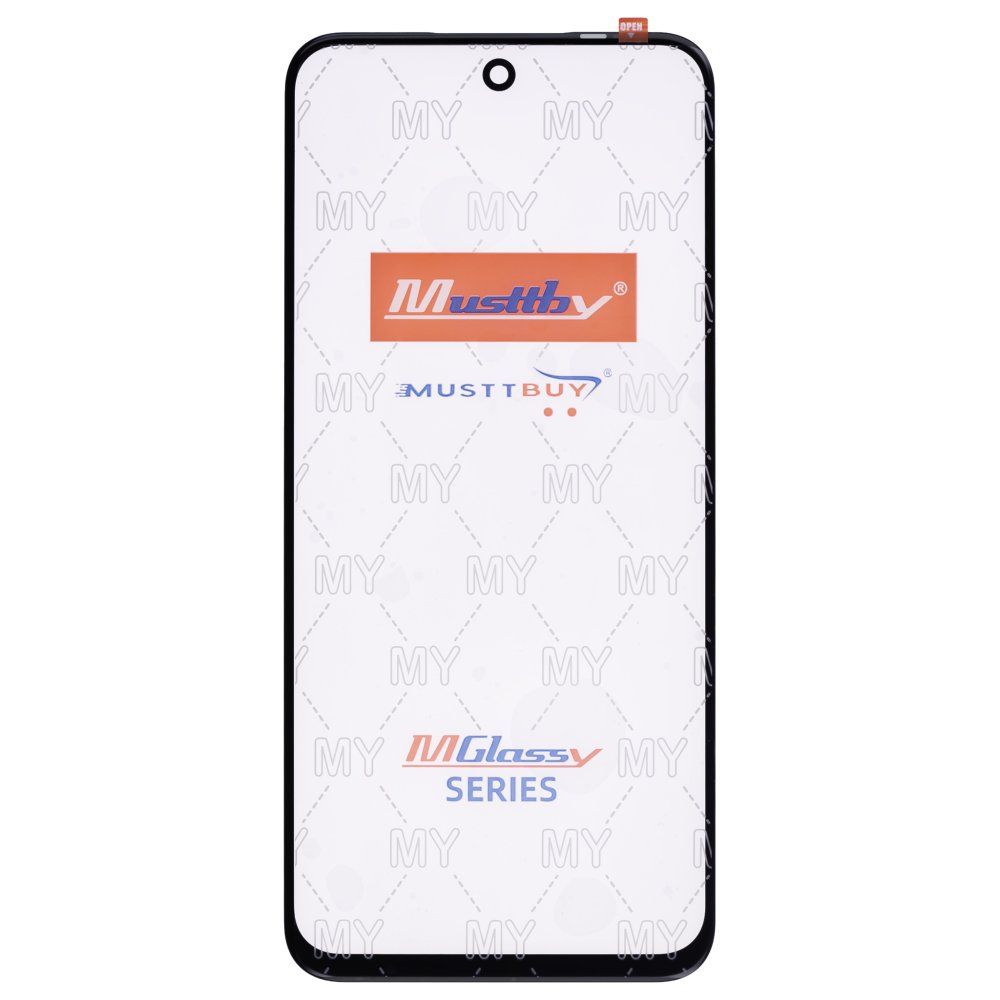 Стекло модуля для Infinix Hot 50 4G (X6882) + OCA (черный) (Musttby)