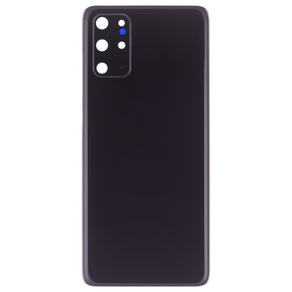 Задняя крышка для Samsung G985 Galaxy S20+ (черный) (в сборе со стеклом камеры) (ORIG100)