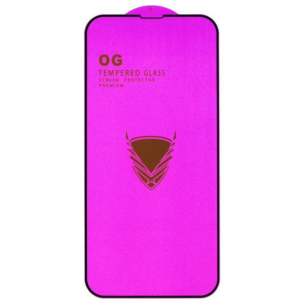 Защитное стекло OG Glass (3 в 1) для Apple iPhone 14 Plus (черный)