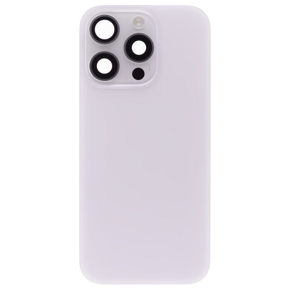 Задняя крышка для Apple iPhone 16 Pro (белый) (в сборе) (ORIG100) (SP)