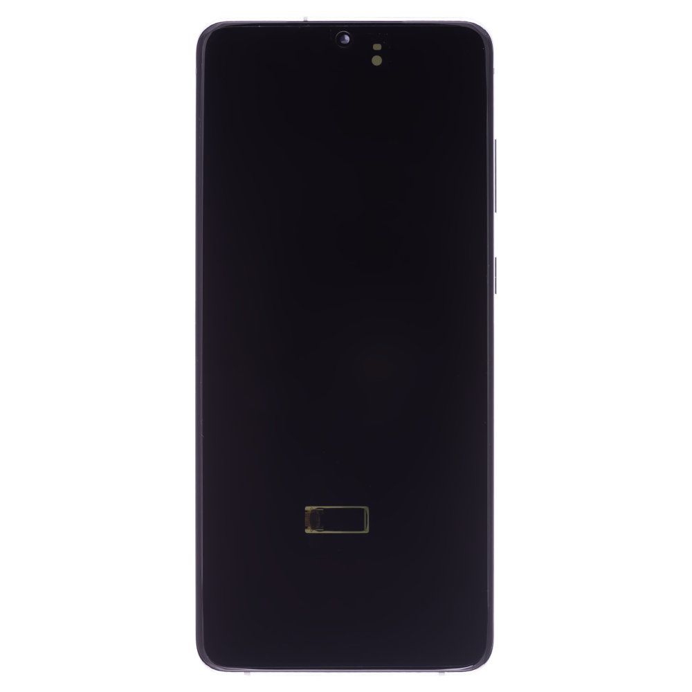 Дисплей для Samsung G985 Galaxy S20+ / G986 Galaxy S20+ 5G + тачскрин (серебристый) (в рамке) (ORIG100) (возможен дефект ЛКП)