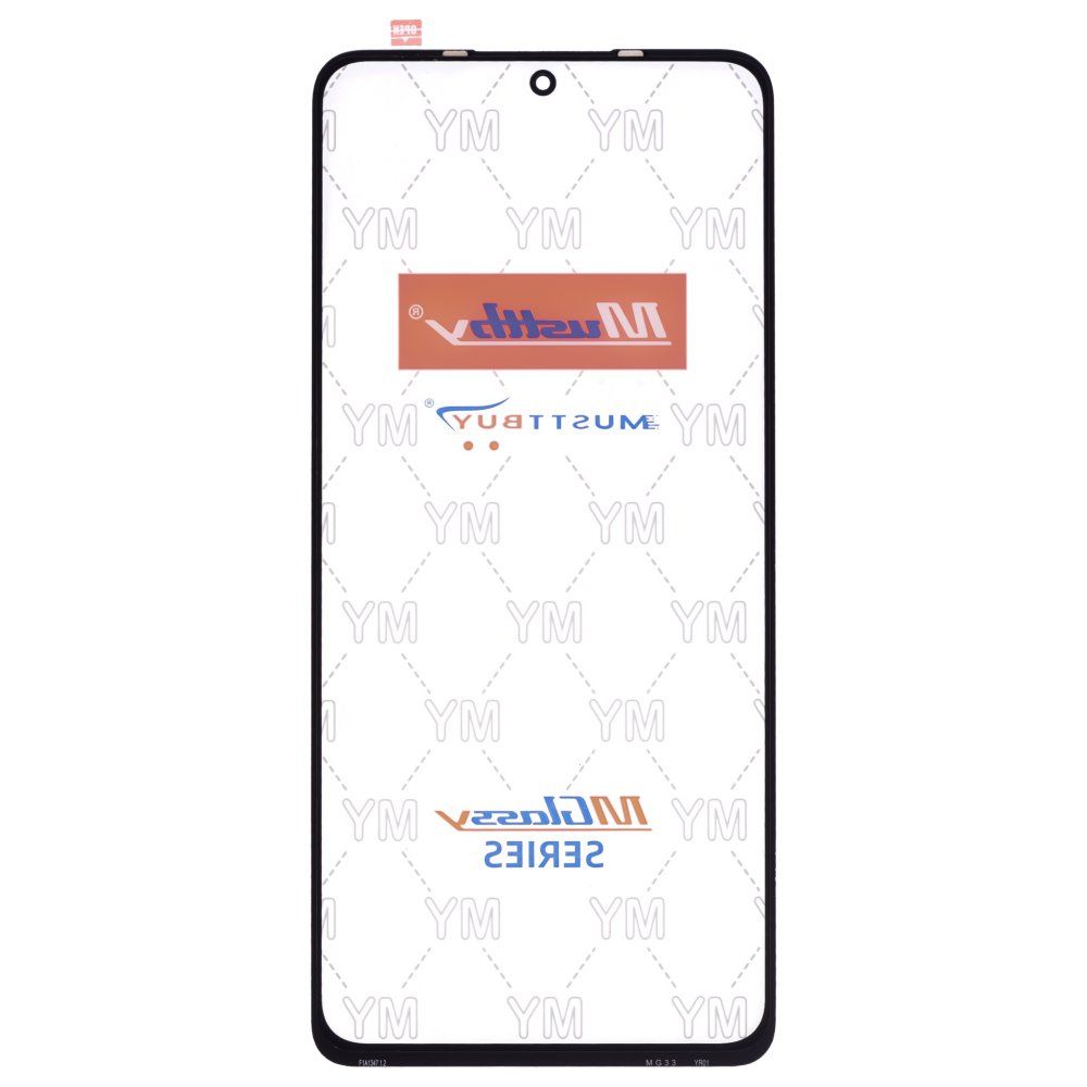 Стекло модуля для Xiaomi Redmi Note 10 Pro 4G (M2101K6G) + OCA (черный) (Musttby)